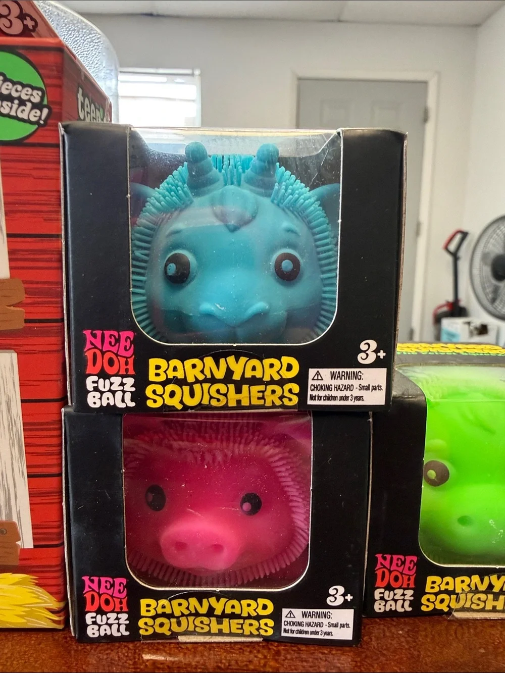 Complete Barnyard Squishers Toy Set - Pink, Yellow, Green, Blue Tractor Supply